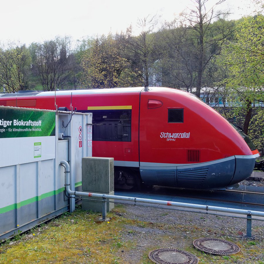 Ein Triebwagen