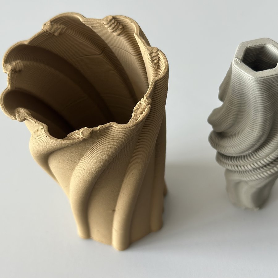 Naturbaustoffe im 3D-Druck