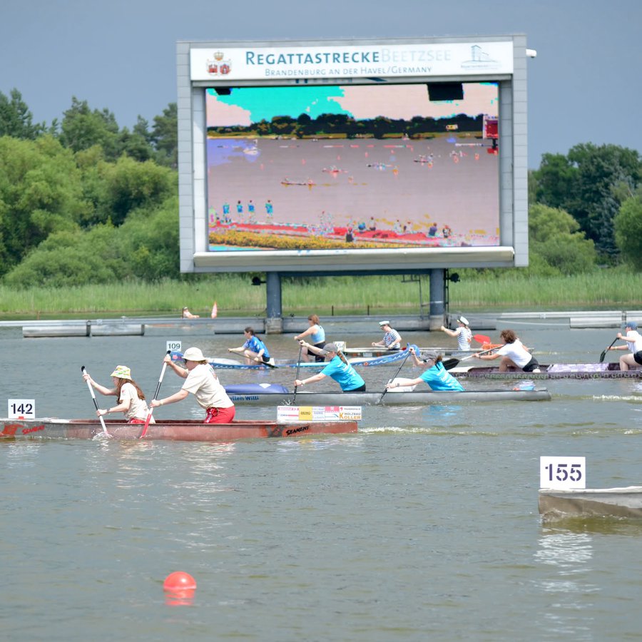 Kanus auf der Havel
