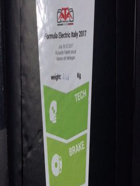 Ein Siegel der "Formula Electric Italy 2017"
