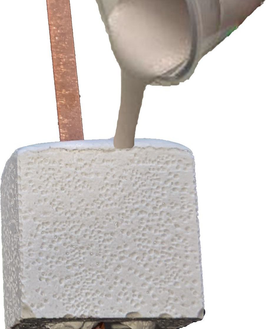 [Translate to English:] Zement Verguss