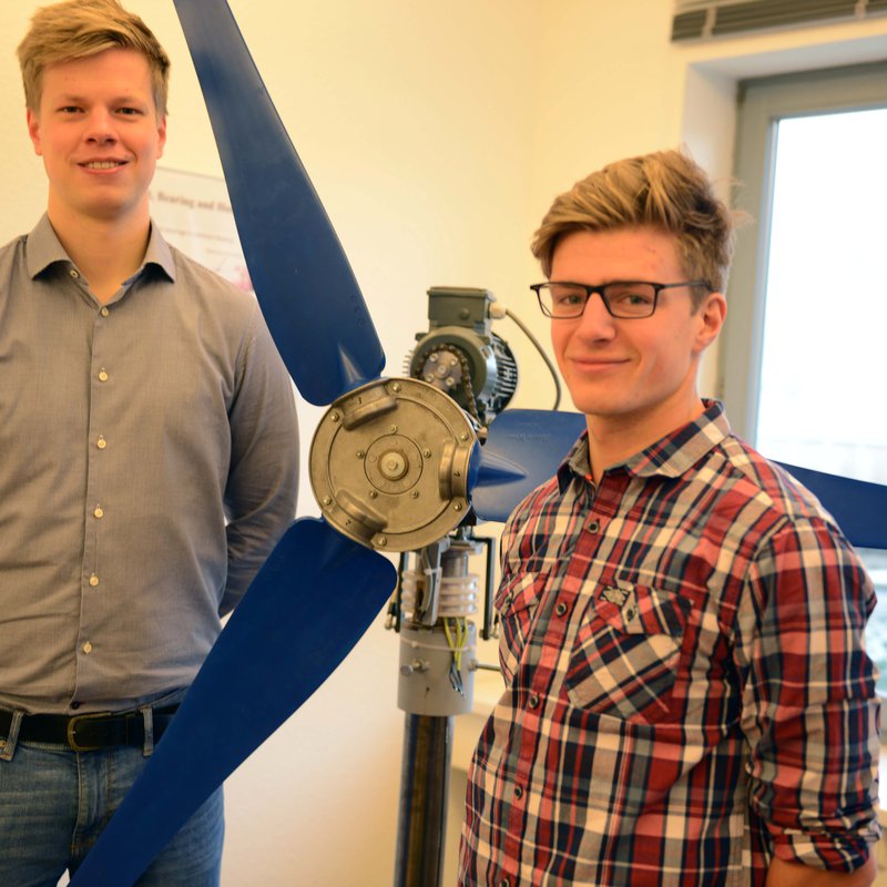 Maximilian Hollander-Qaust (links) und Paul Meyer