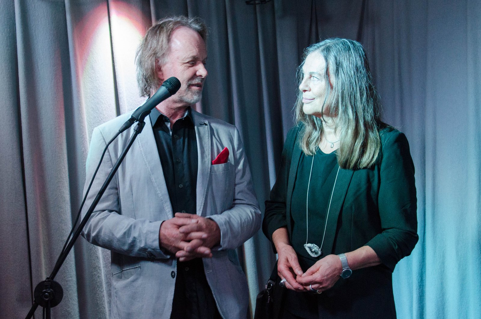 Das Künstlerpaar Jörg Plickat und Rotraut Fischer 