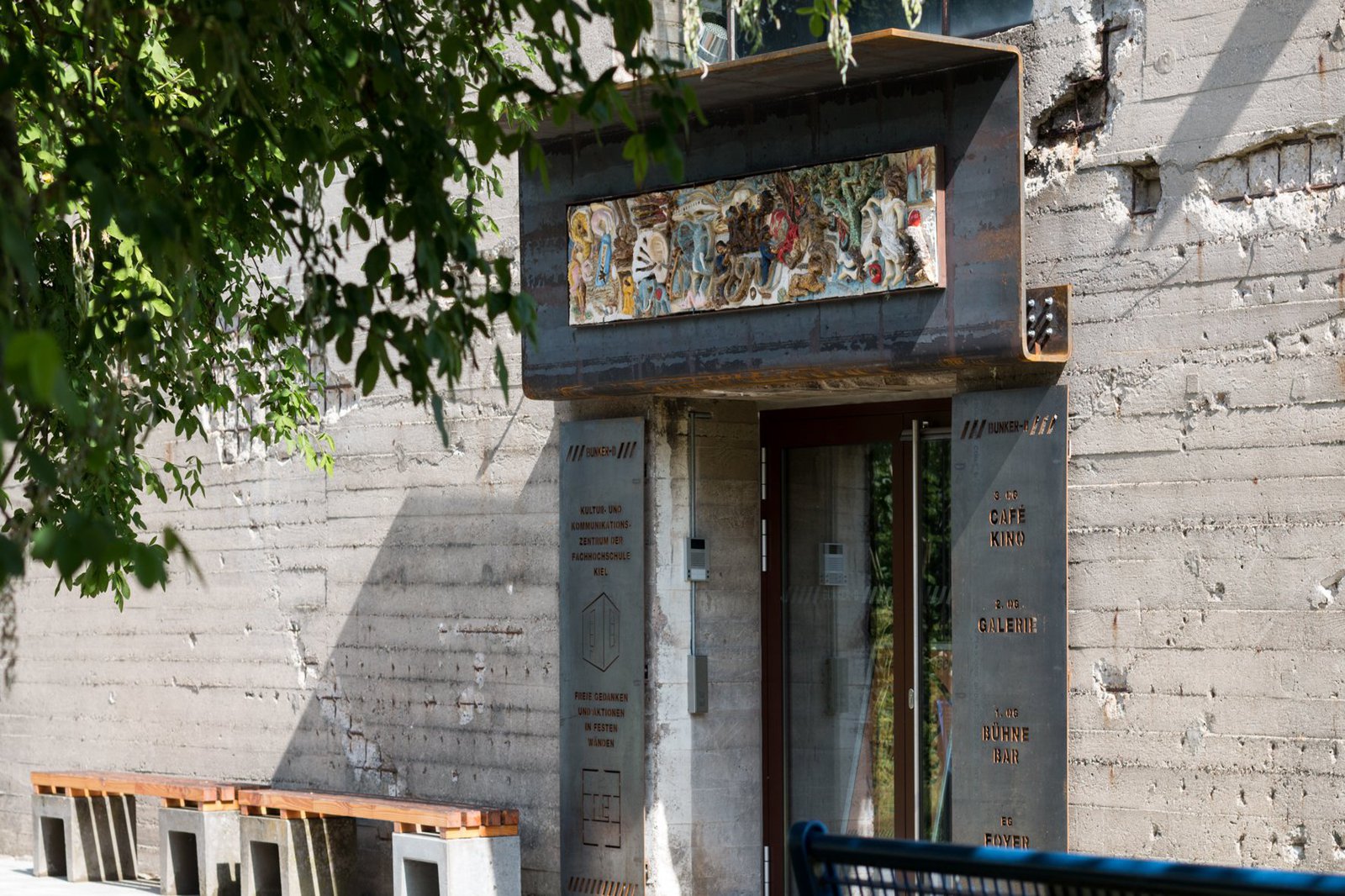 Haupteingang Bunker-D