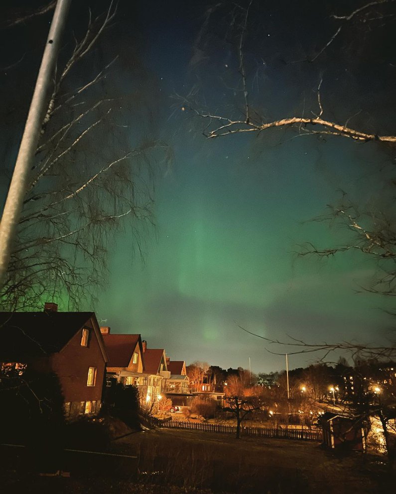 Polarlichter in Schweden