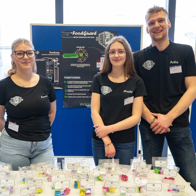 die Sieger der StartUp Challenge SH 2025 aus dem Team Food Guard