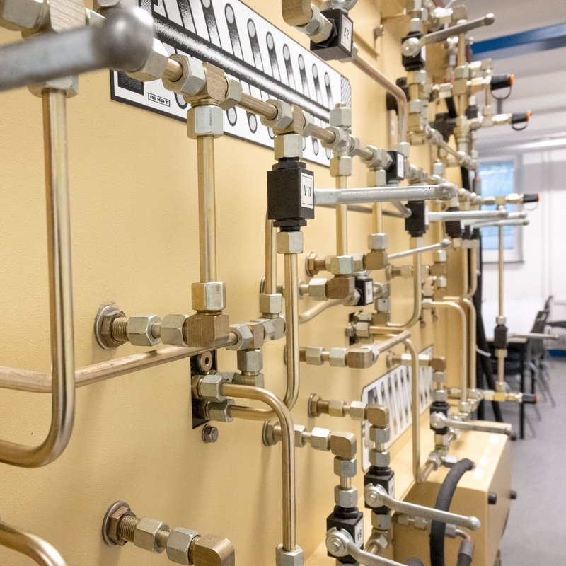 Hydraulischer Versuchsstand