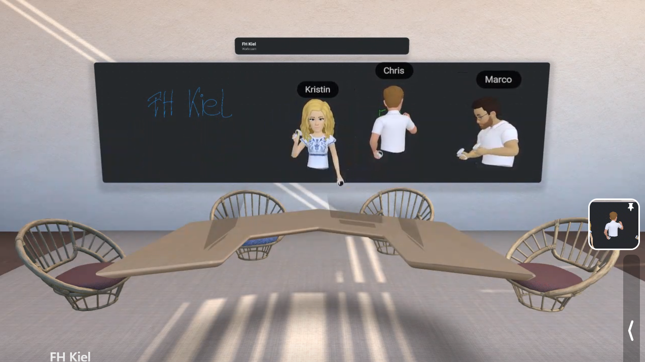 Screenshot einer Situation in Metaverse