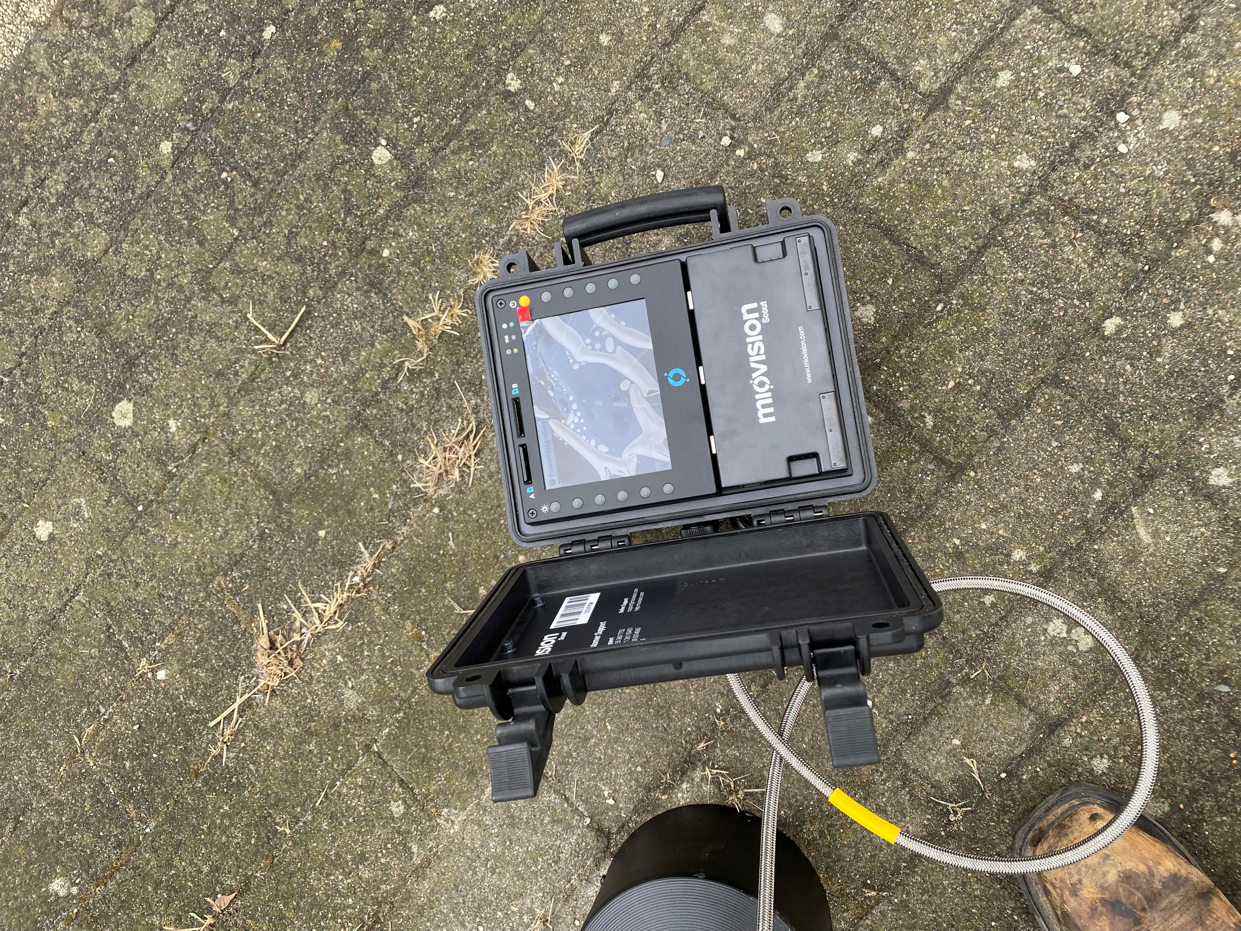 Blick auf das mobile Verkehrsdatenerfassungssystem Miovision Scout zur strategischen Verkehrsplanung