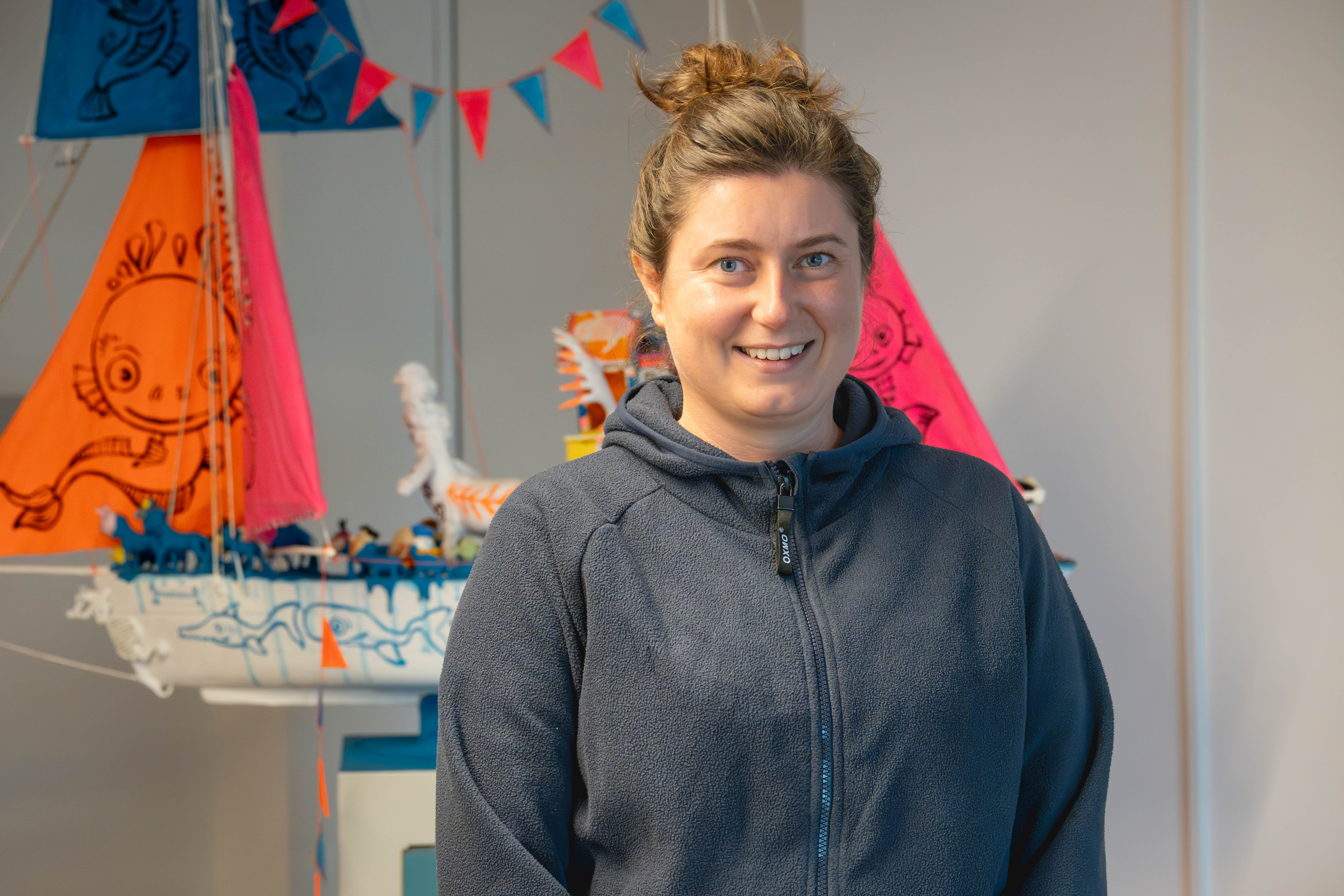 Annemarie Müller, Mitarbeiterin des Familienservice der FH Kiel. 