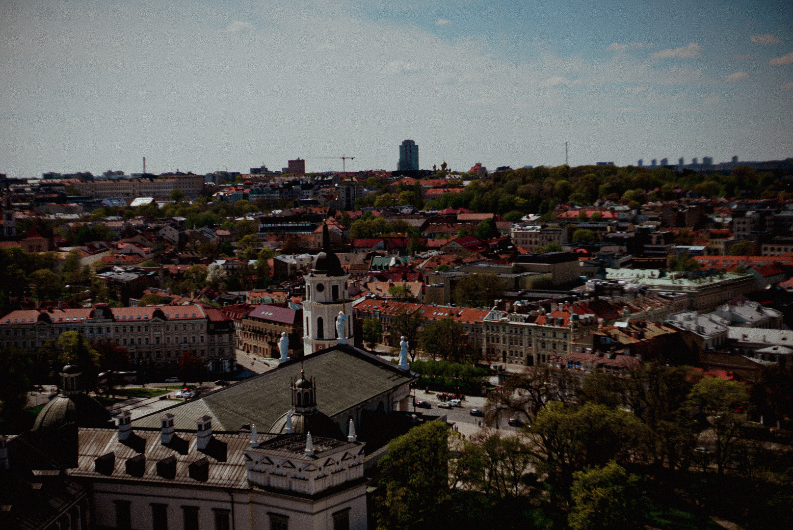 Blick über eine Stadt