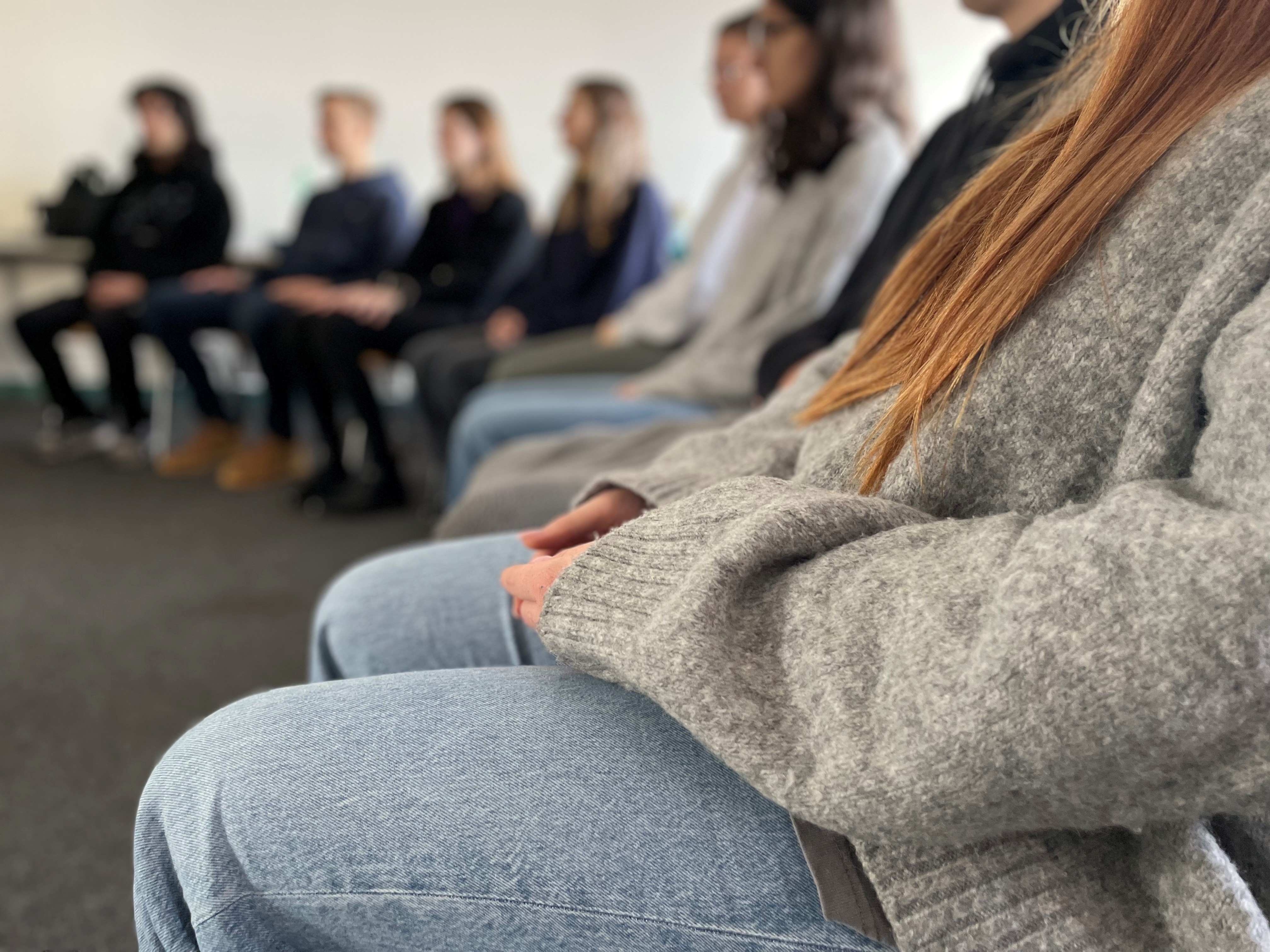 Teilnehmer*innen des IDW Kurses „Einfach Sein - mit Achtsamkeit durch den (Studien-)Alltag“.