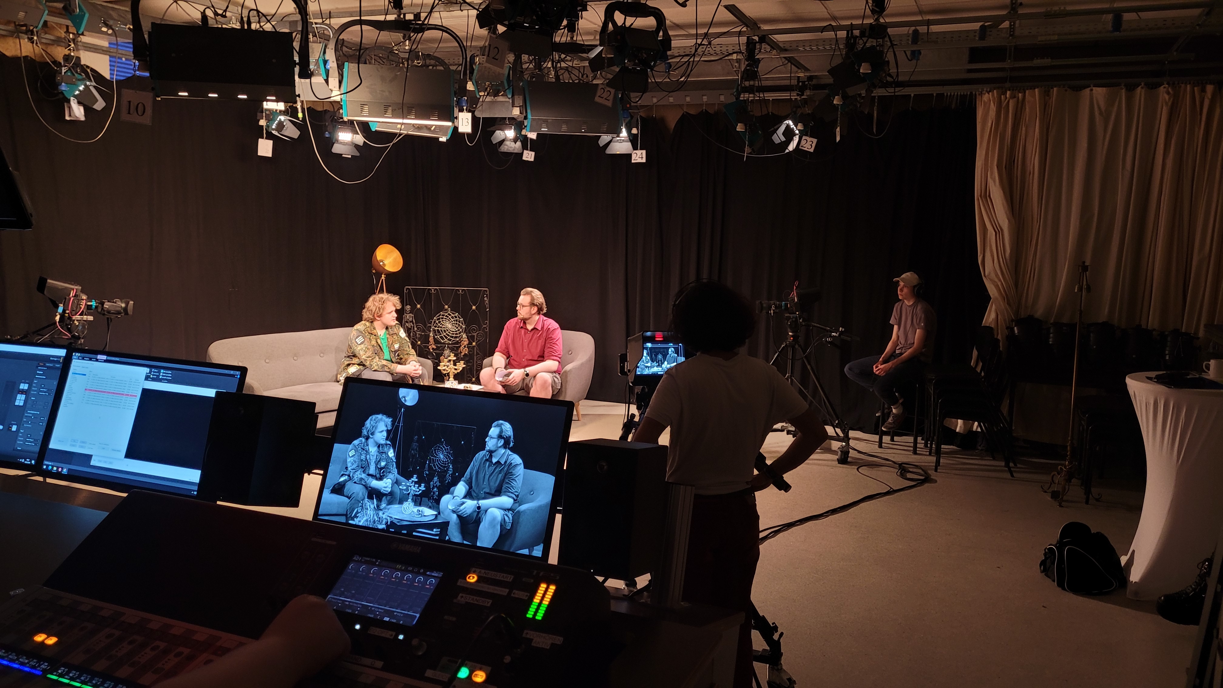 Blick in das AV-Studio des OK Kiel