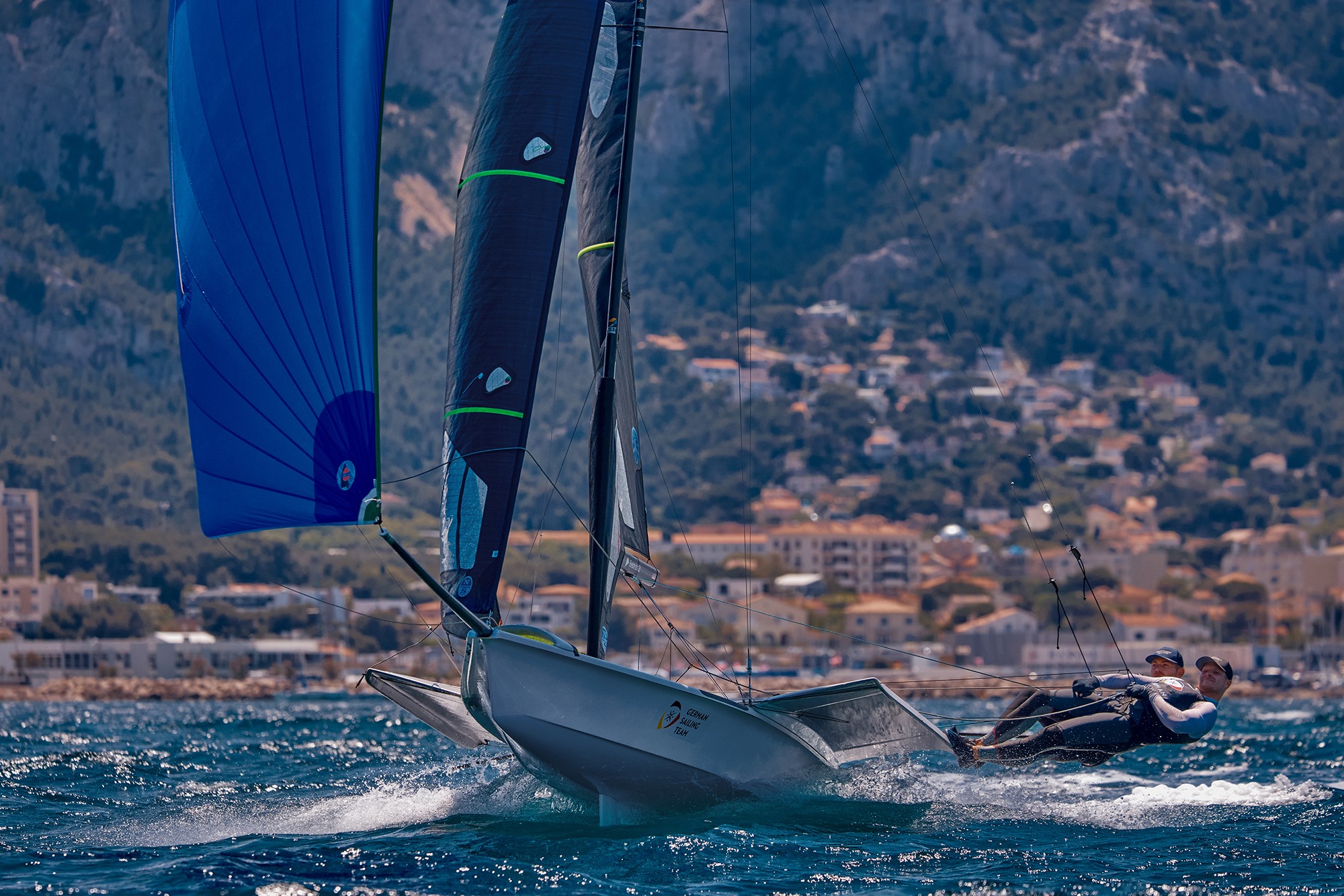 Übersicht auf das Segel-Revier vor Marseille