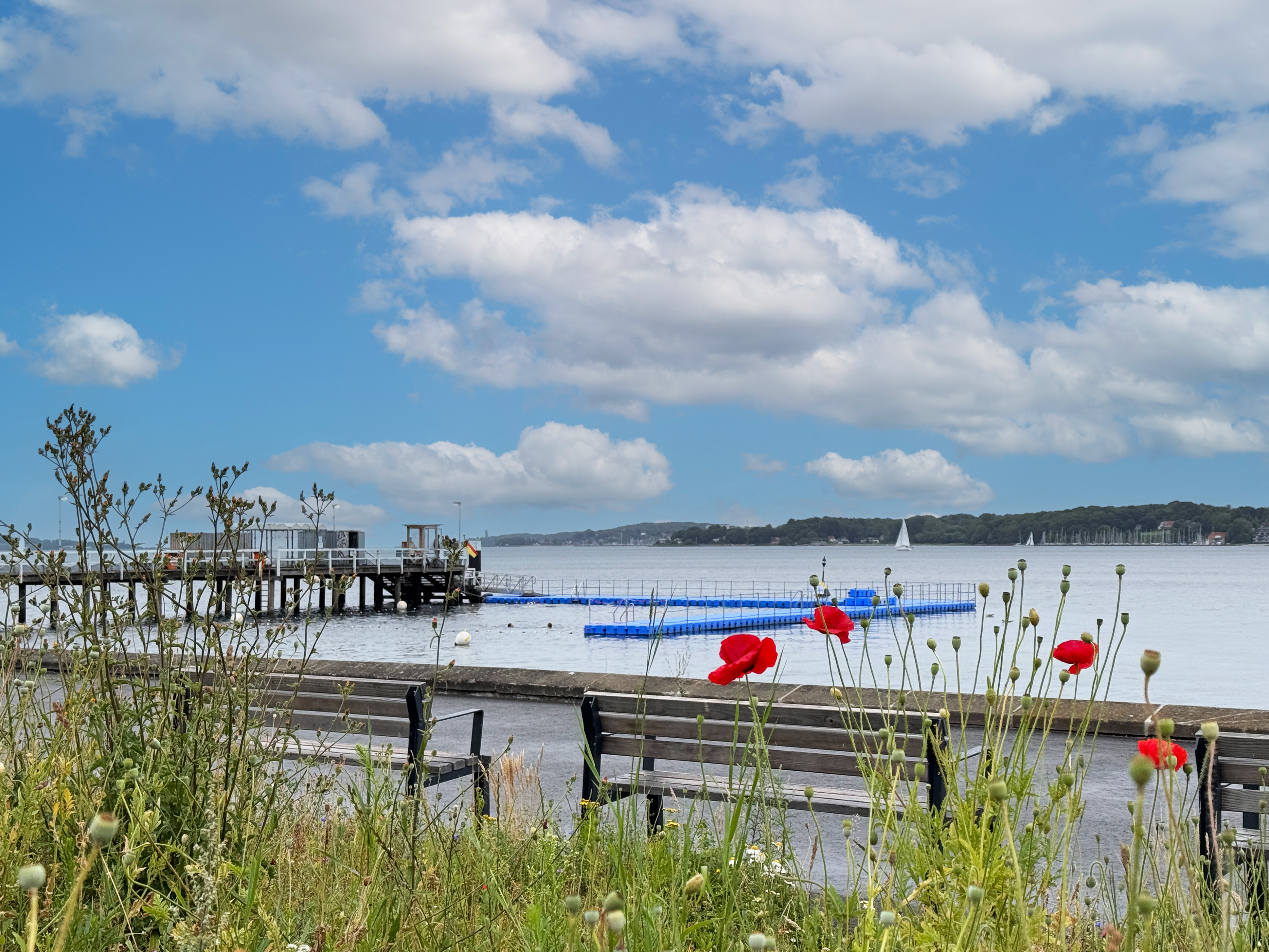 badesteg in der kieler förde