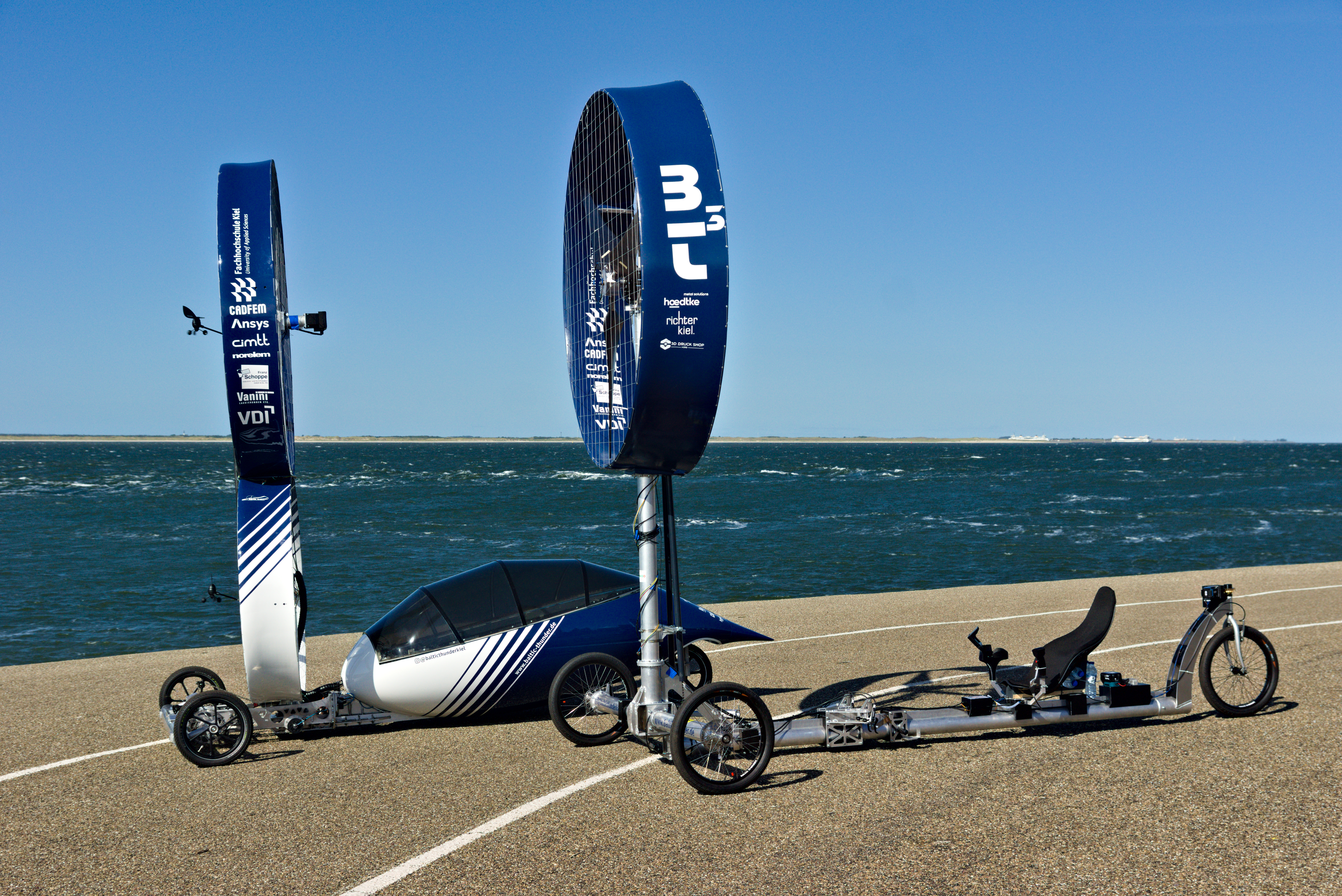 Gegenwindfahrzeuge – lägliche gefährte mit großen Rotoren