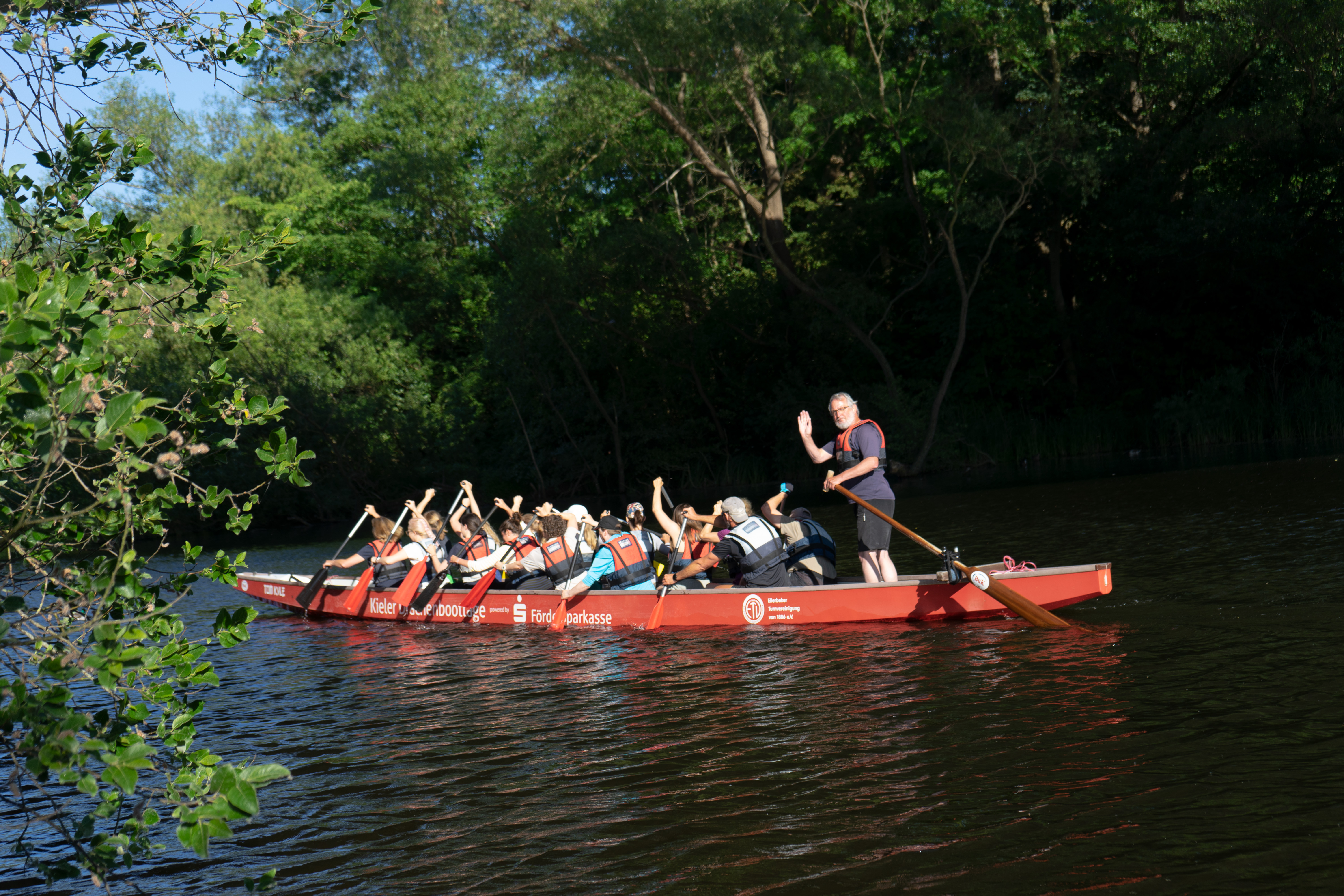 Drachenbootteam der FH Kiel
