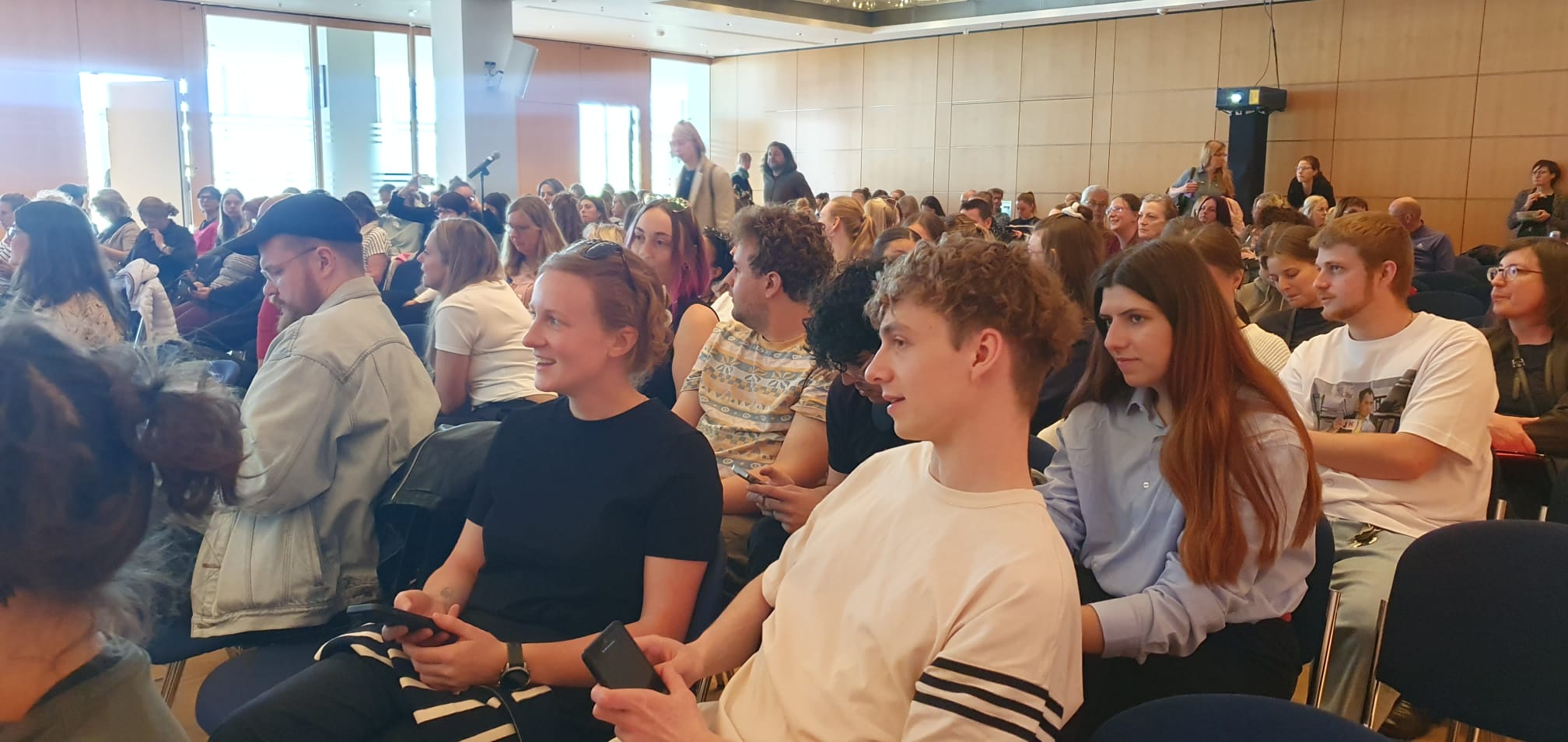 Beim DJHT nahmen die Studierenden an spannenden Austauschpanels teil.