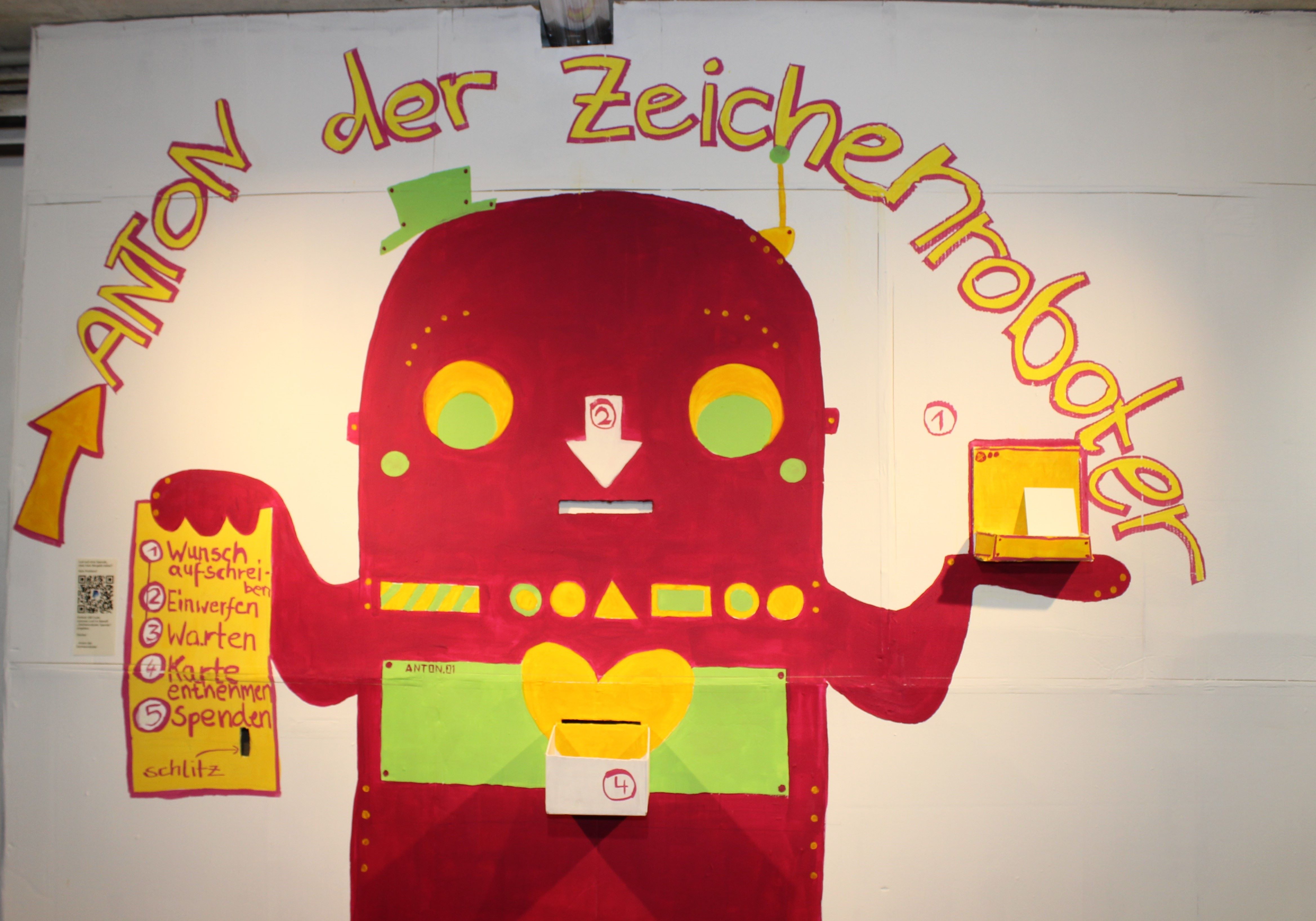 Ansicht des Zeichenautomaten