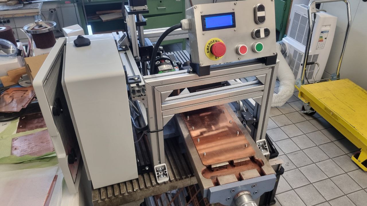 Satinieranlage nach dem Prozess