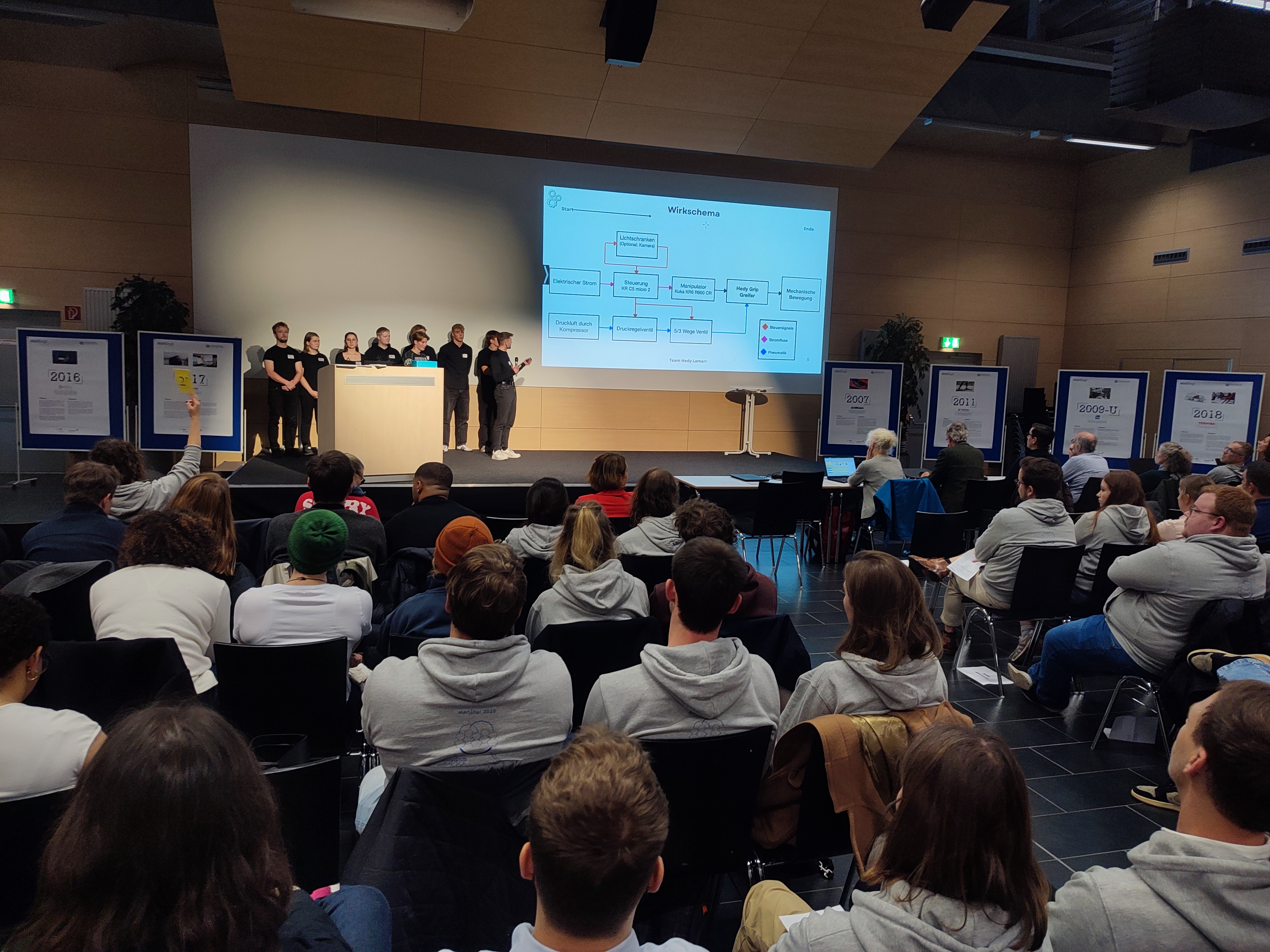 Menschen in einem Saal