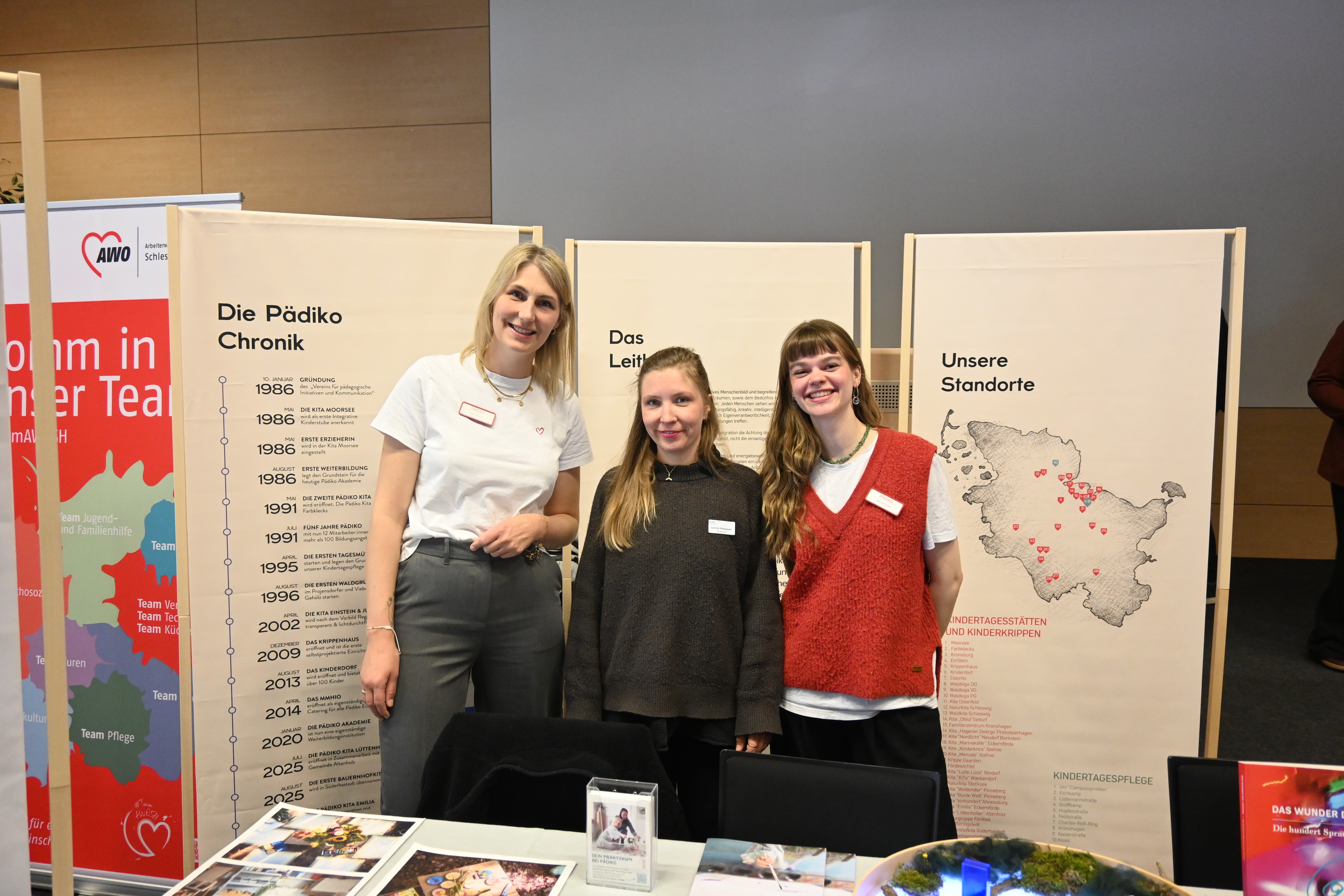 Fanny Lechelt, Leonie Wykowski, Jana von Essen, Pädiko e.V