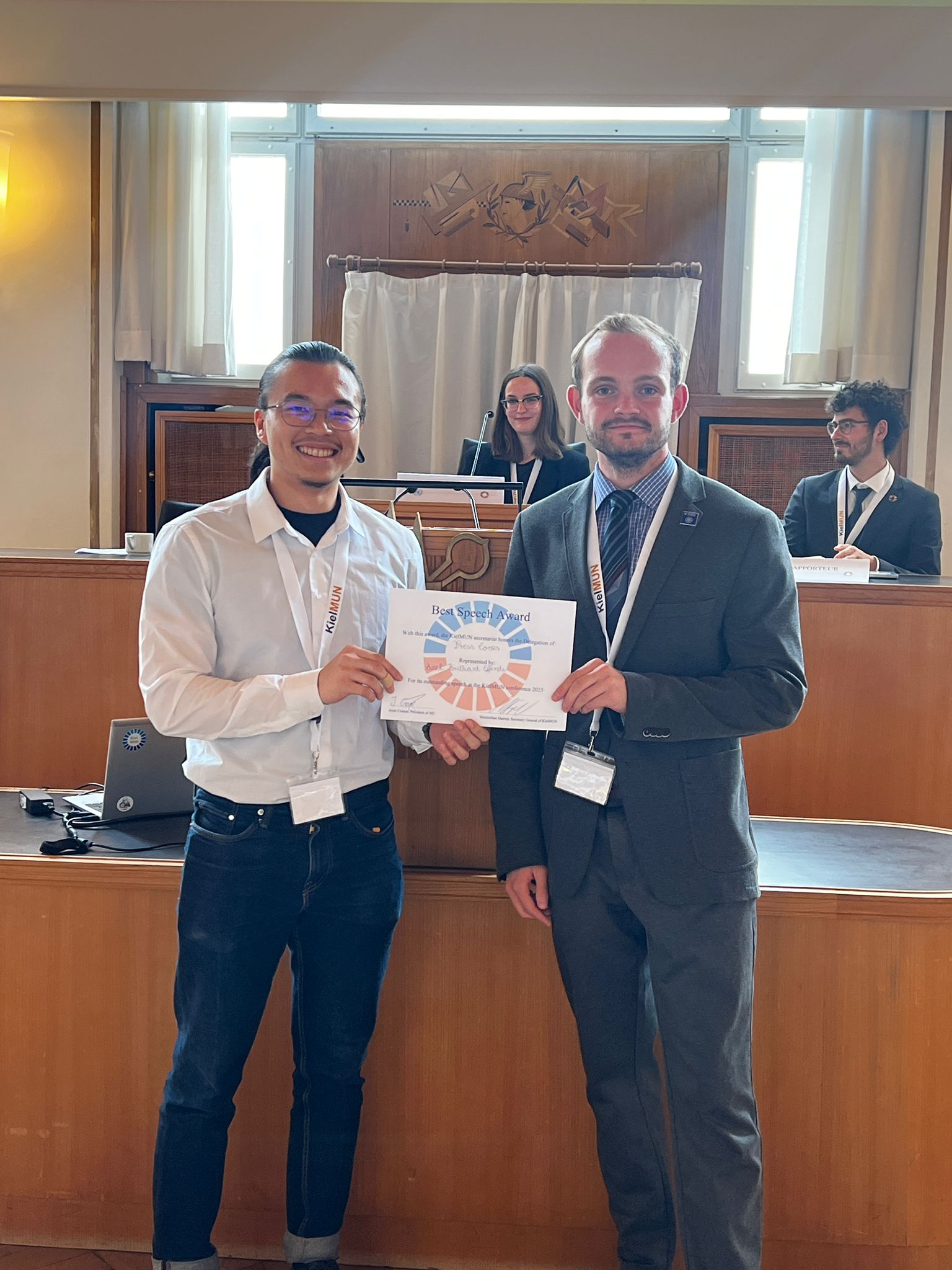 Axel Brilliant Effendi, beste Rede