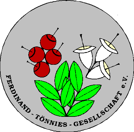 Grafik mit blauen Blätter, roten Kirschen und weißen Eicheln