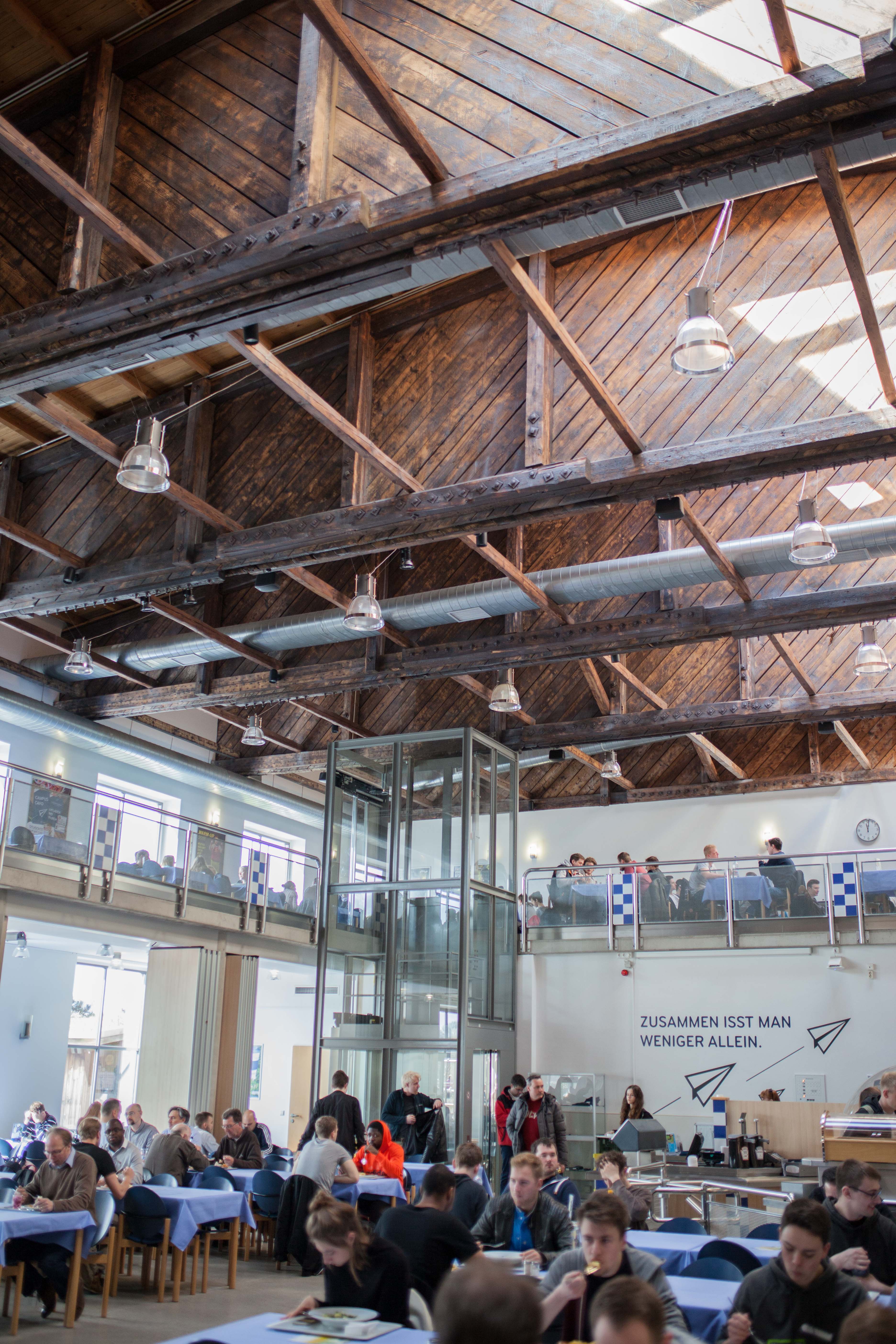 Schwentine Mensa von innen