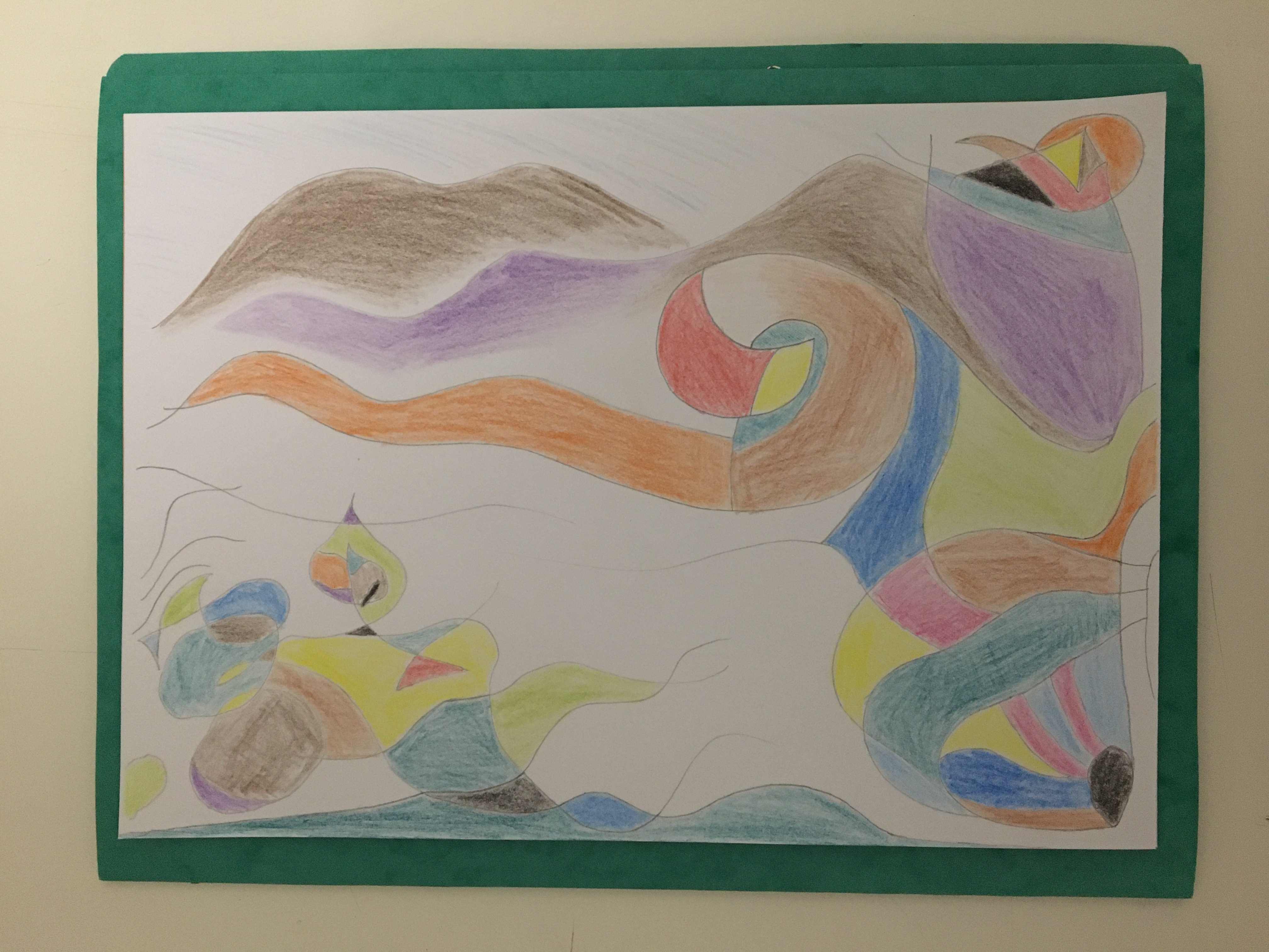 Selbstgezeichnetes Kunstwerk