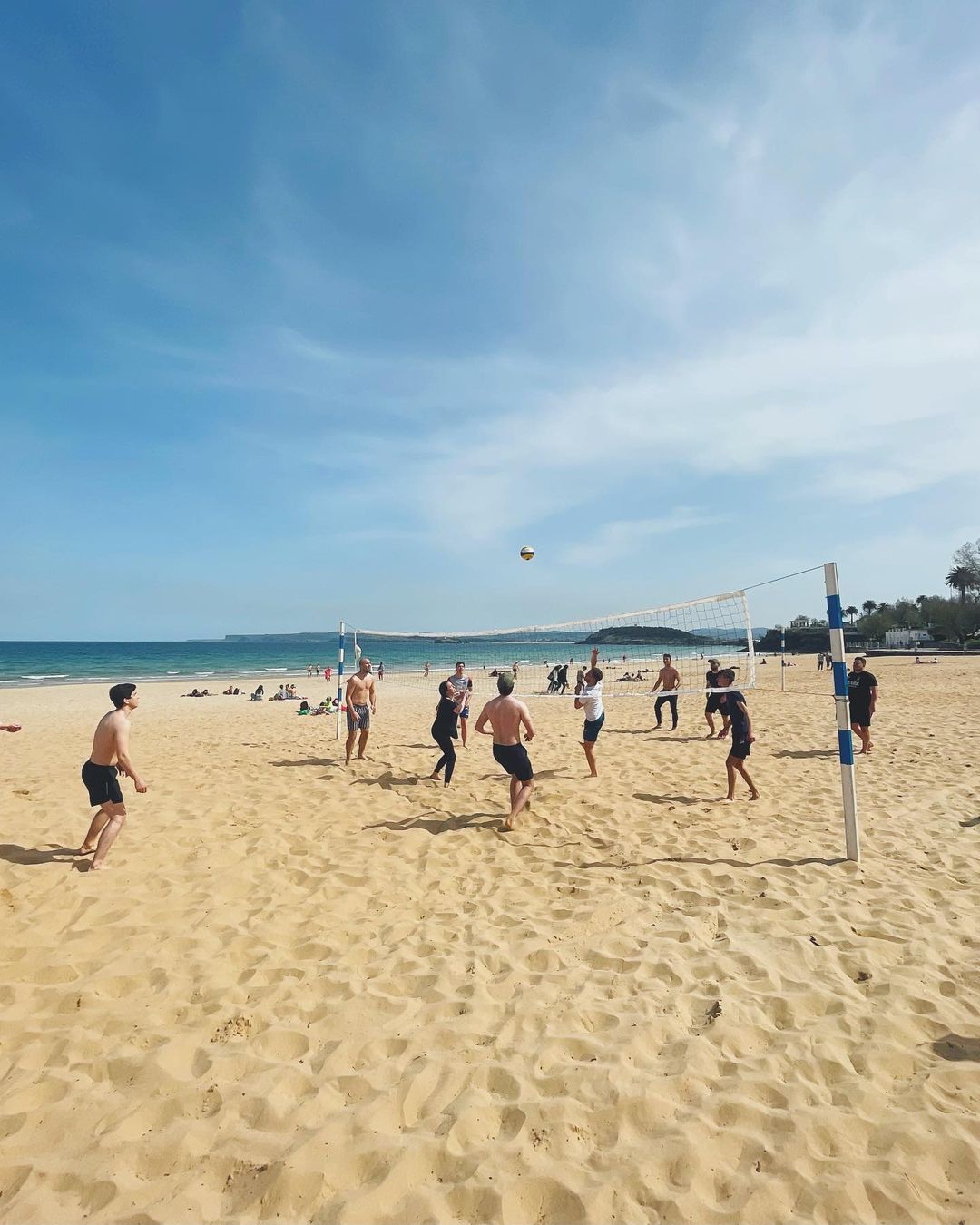 Volleyball am Strand