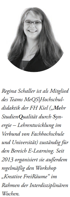 Eine Frau und ein Text.