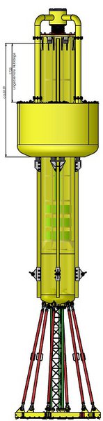 Skizze Wellenkraftwerk