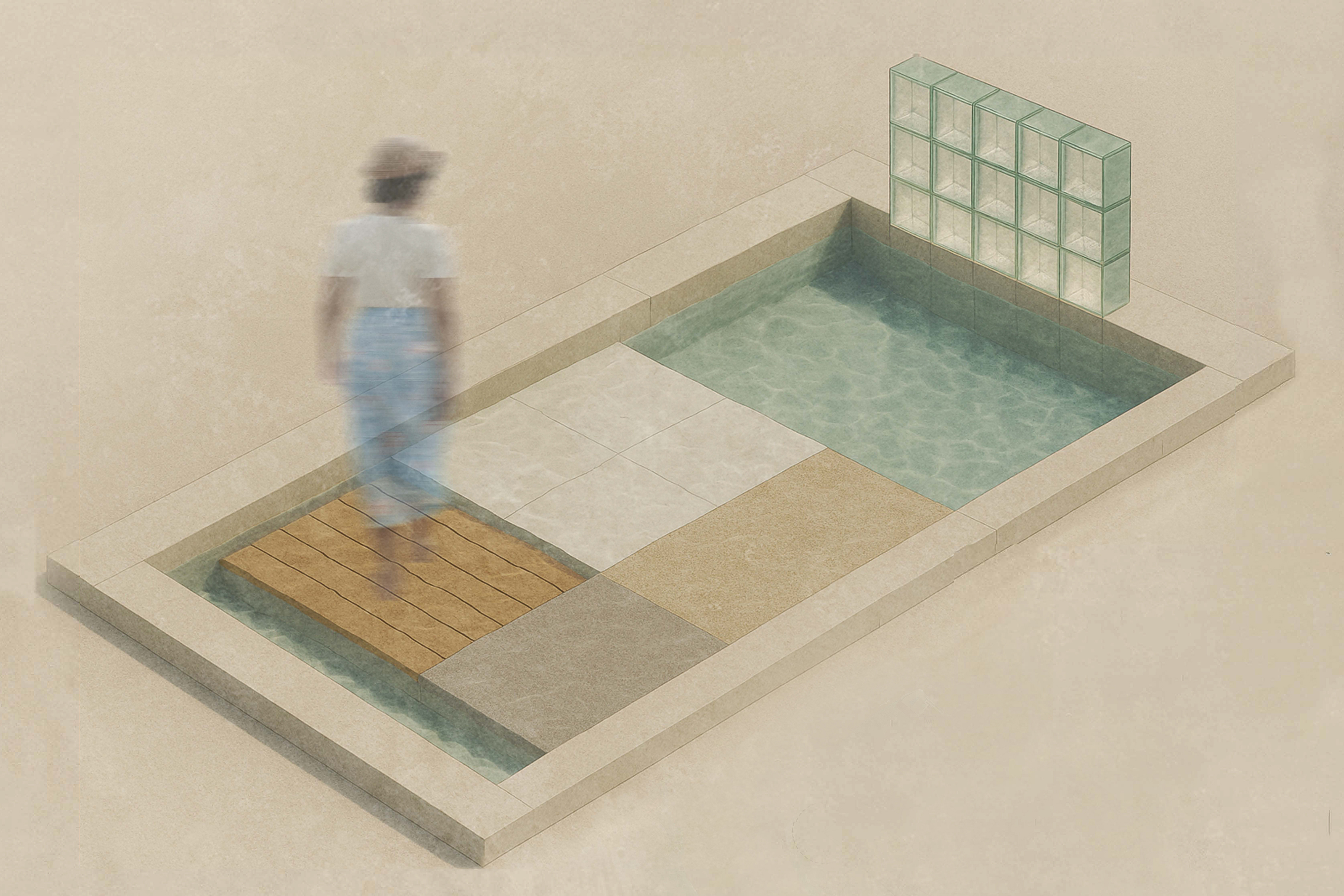 Visualisierung: Materialbad, Eva Scharfenberg, Erik Schreiber