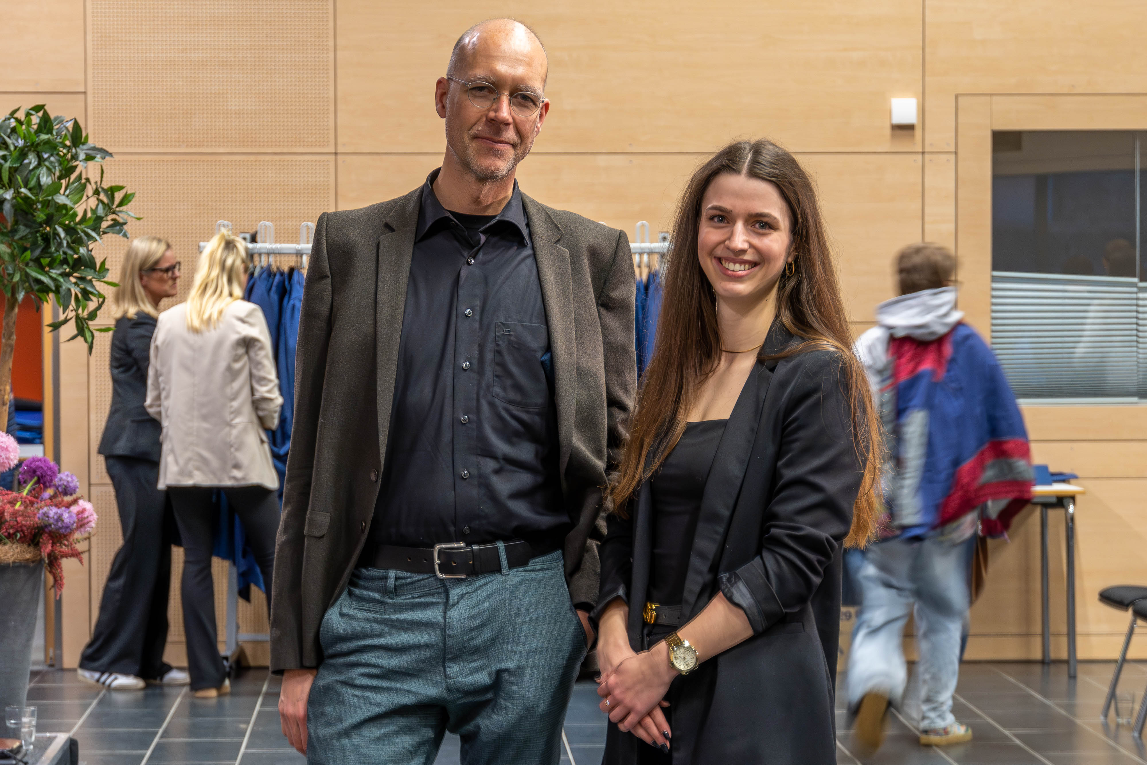 Jule_Marie Goetzke und Prof. Dr. Steffen Prochnow